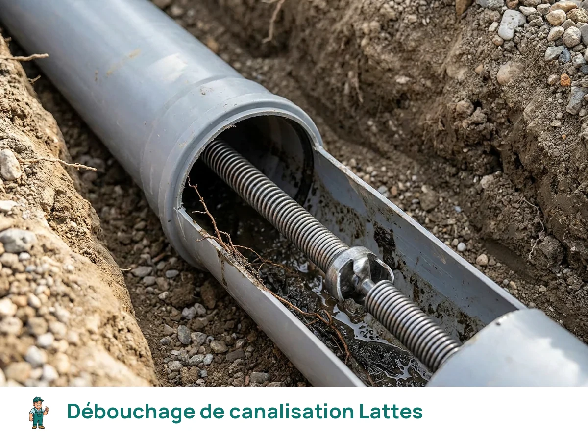 Débouchage de canalisation à Lattes