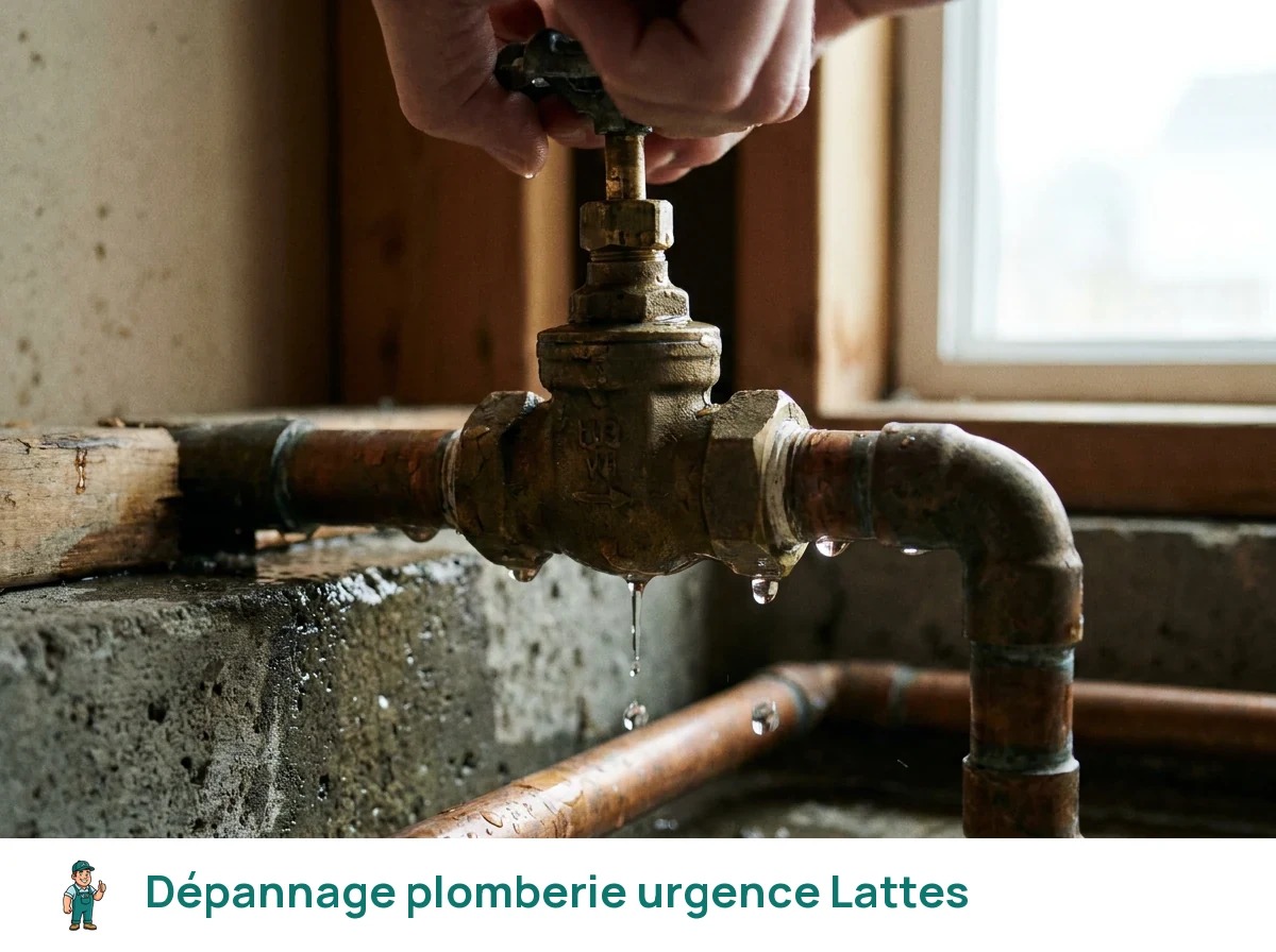 Dépannage plomberie urgence à Lattes