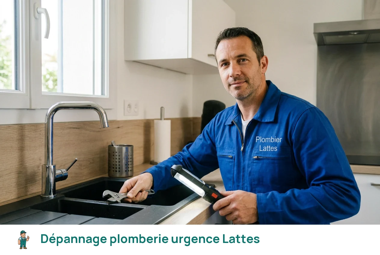 Dépannage plomberie urgence à Lattes