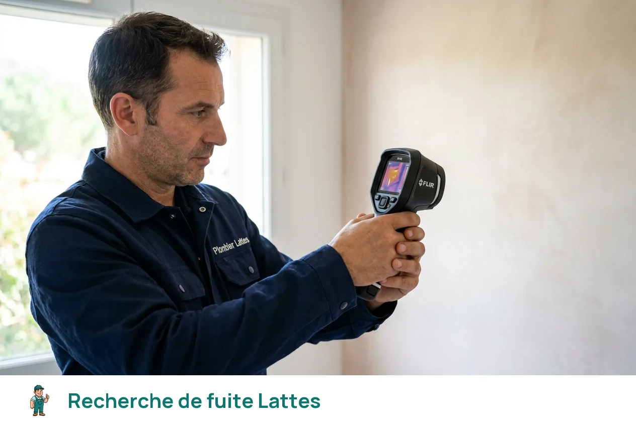 Recherche de fuite à Lattes