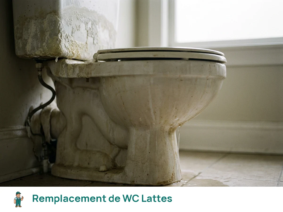 Remplacement de WC à Lattes