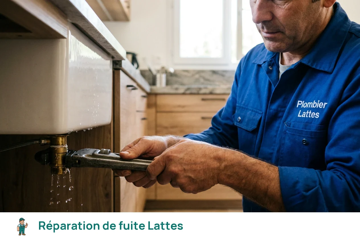 Réparation de fuite à Lattes